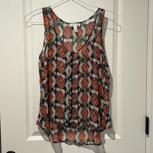 Sheer Multicolor Blouse